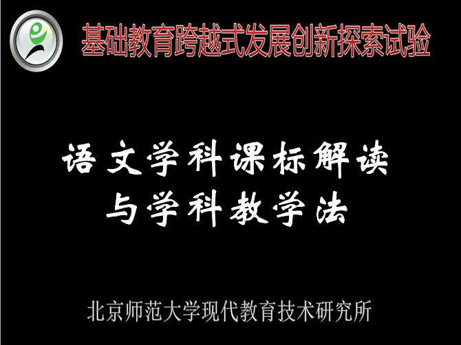 语文学科课标解读与学科教学法——跨越式新手教师入门